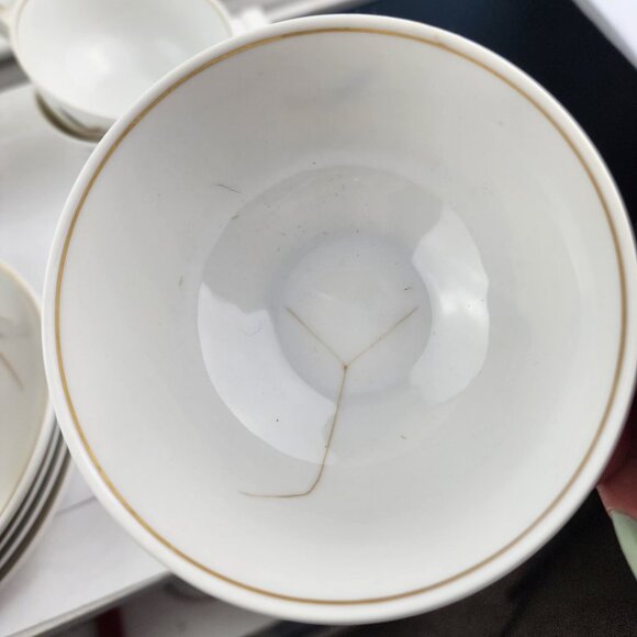 Rosenthal Geisha Lot of 6 Cups and 5 Saucers Bavaria Germany - Picture 9 of 9